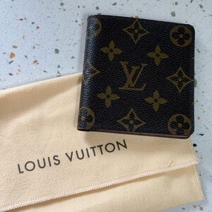 Louis Vuitton Vintage Monogram Men's Bifold Wallet